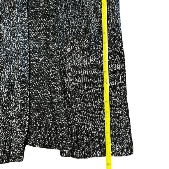Vero Moda Black and White Knit Long Open Front Cardigan - XSmall - Picture 11 of 11
